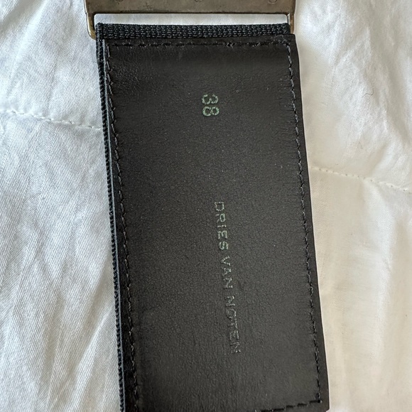 Dries Van Noten Green Wool Longline Vest Size 38 / 8 Excellent Condition - Picture 8 of 9